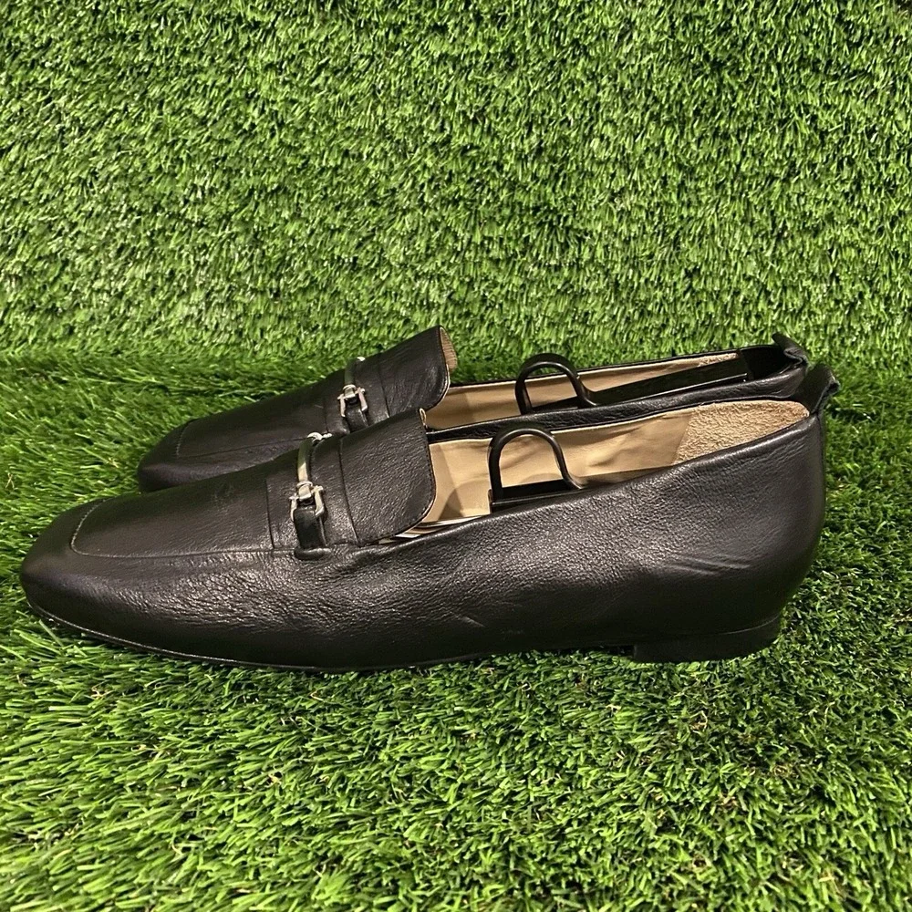 Able Local + Global 9.5 Women's Black Loafer Driving Shoes Business Brazil Nice!